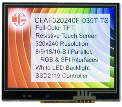 Tft modul mit - touch, farb